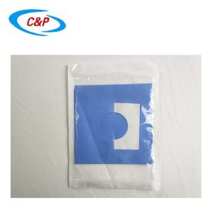 China Disposable Sterile Surgical Drapes Adhesive Fenestrated Drape With Hole on sale
