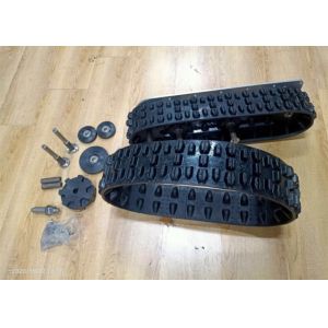 China Lightweight 60mm Pitch 20 Link Robot Rubber Tracks on sale