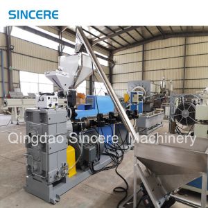 Plastic Flake Pelletizing Line Gruanles Making Machine For PVC PP PE ABS
