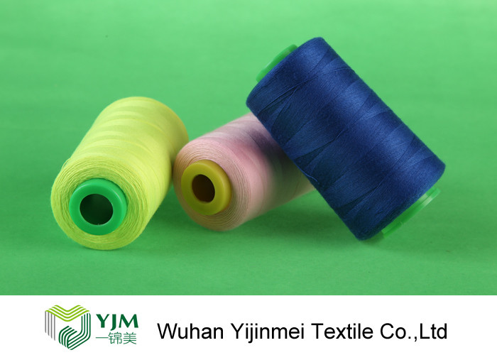 Colorful Polyester Core Spun Thread , Multi Colored Threads For Sewing
