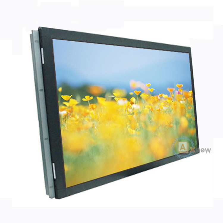  28.5W VGA DVI Industrial LCD Display 400cd/m2 Capacitive Touch Screen Display Manufactures