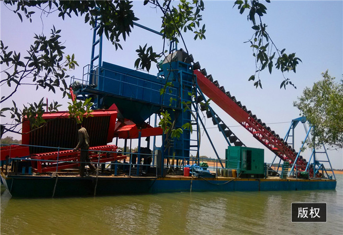 100m3/H Bucket Chain Gold Dredger Large Scale Mining Machine