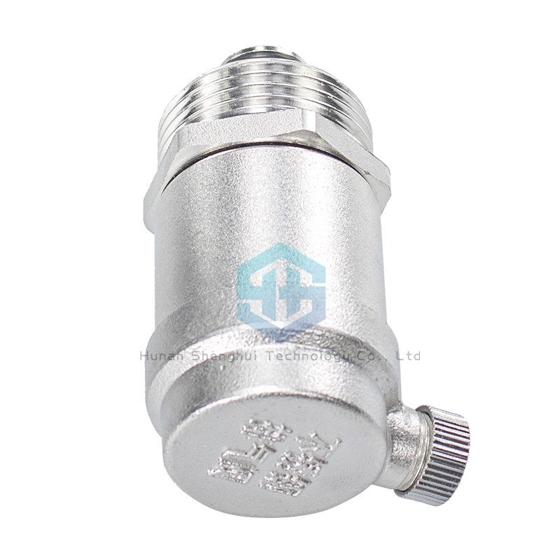 Side Row Air Vent Valve Stainless Steel Automatic Exhaust Valve For Heating / Water Pipe