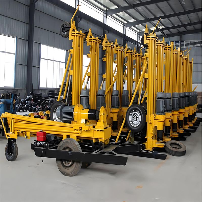 DTH Hammer Blast Hole Drill Rigs Crawler Mounted Open Air Split Type
