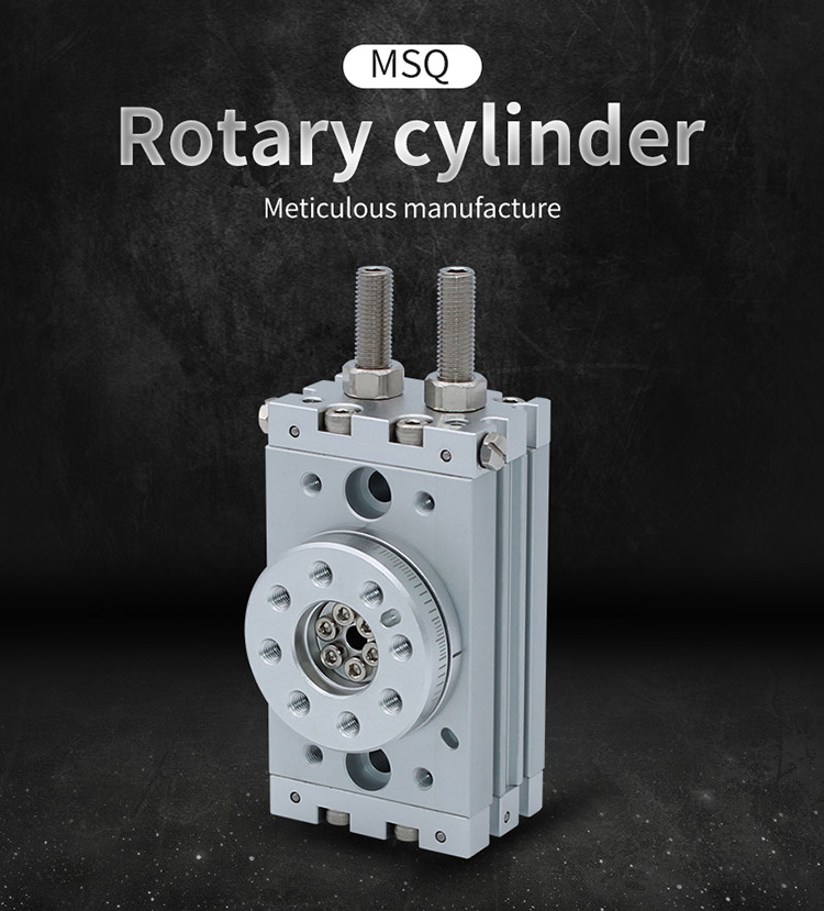 0.1MPa Pneumatic Clamping Cylinder ,190 Degree Rotary Rack And Pinion Rotary Actuator