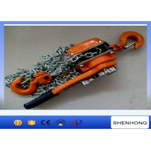 6 Ton Manual Lifting Equipment Chain Lever Block With 1.5M Standard Chain