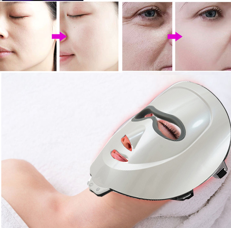 Customized Photon Light Facial Beauty Device 3 Color LED Mask