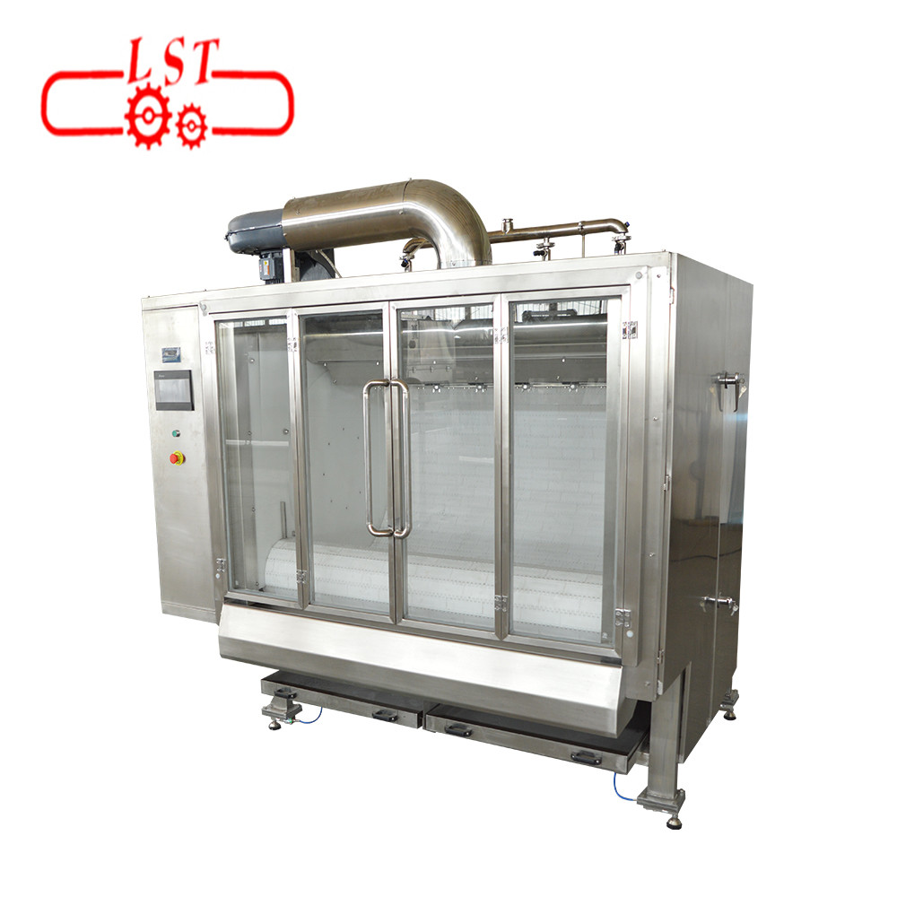 LST Belt Chocolate Coating Machine , Large Output Chocolate Polishing Machine