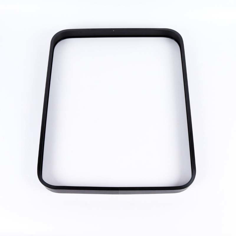 Brushed Bending Aluminium Square Mirror Frames Rectangular Rounded Corners