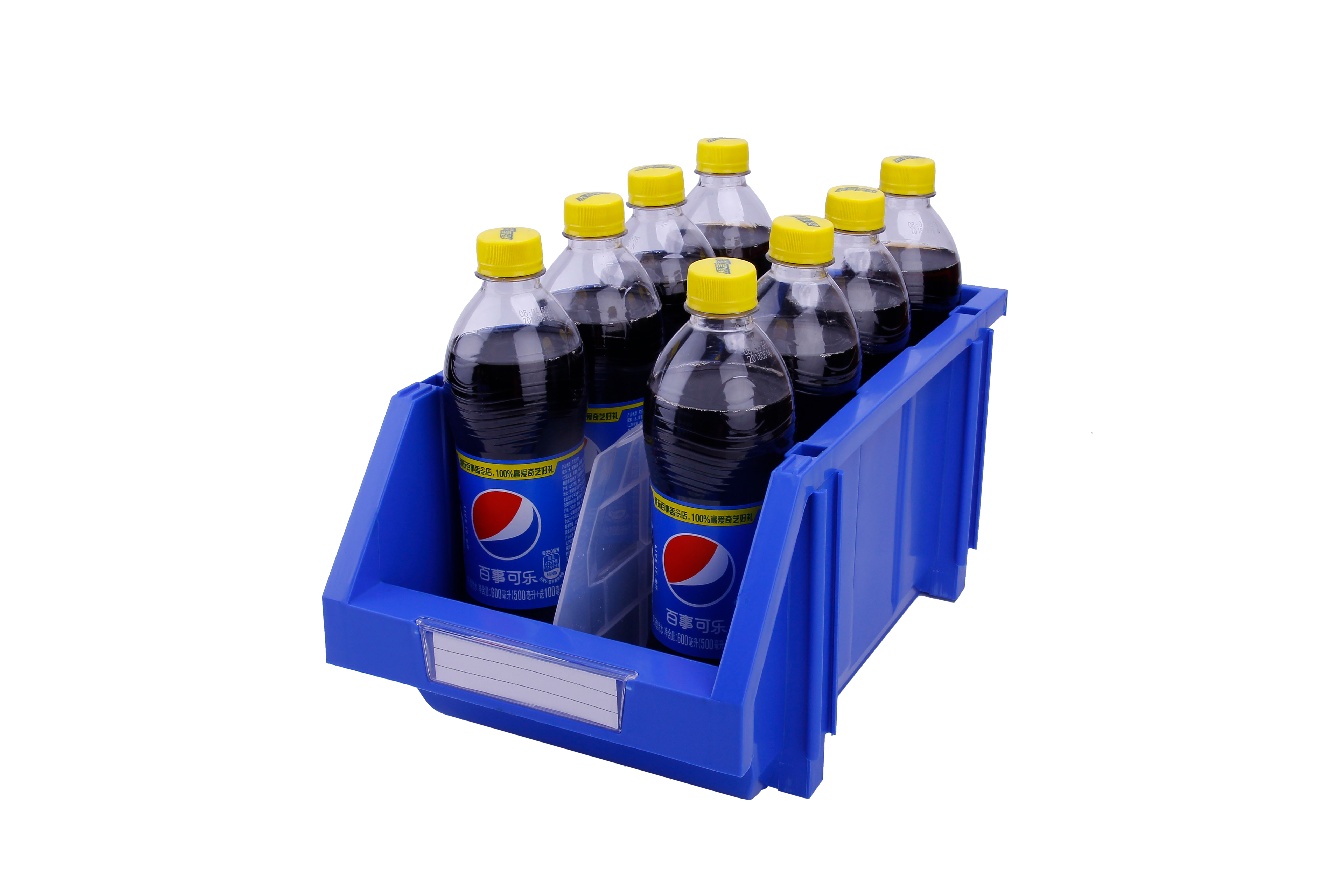 Solid Box Warehouse Storage Open Front PP Bins for Stacking Bolts and Screws