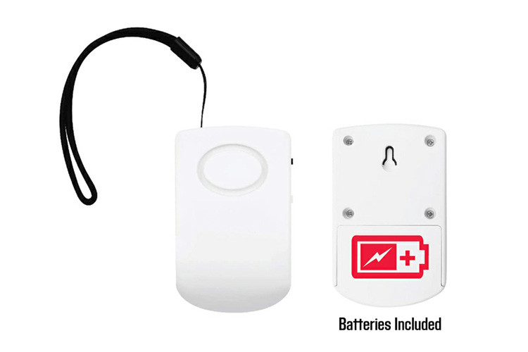 113dB House Security Alarm Window Alarm Vibration Shock Sensors with 2 Remotes