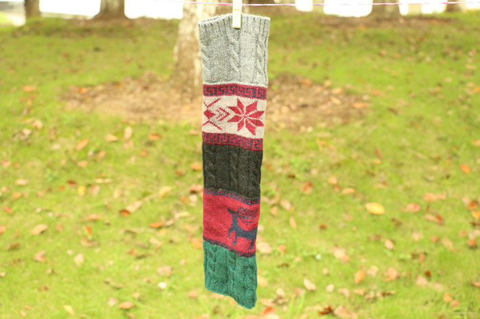 women deer snowflake jacquard knit boot socks wood feel casual wool acrylic, socks, warmer