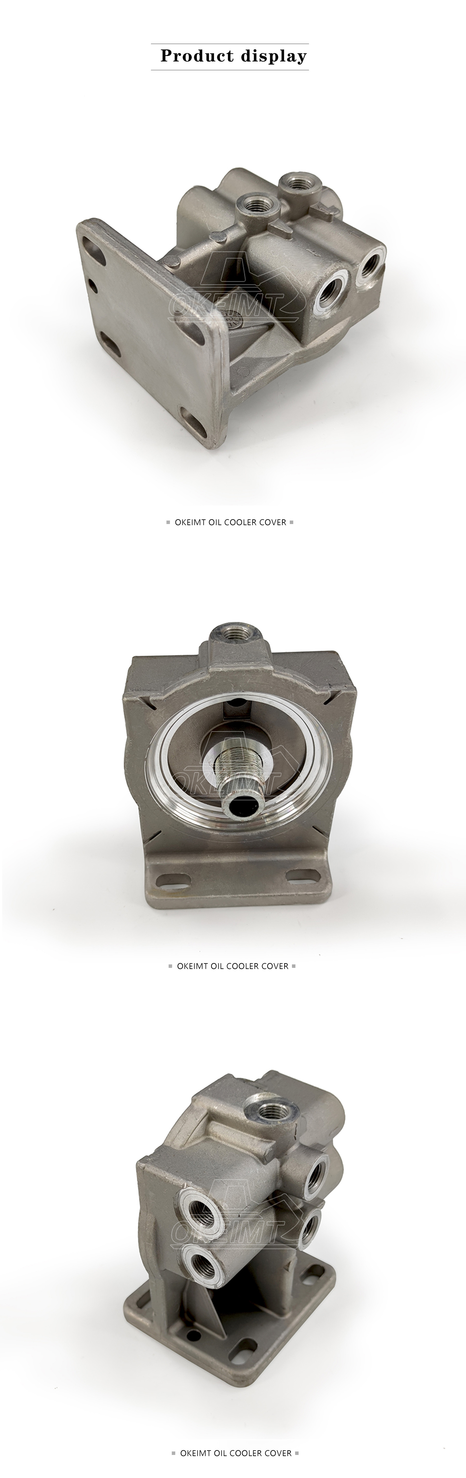 Aluminum Die Casting Fuel Filter Head 0762 Standard Size