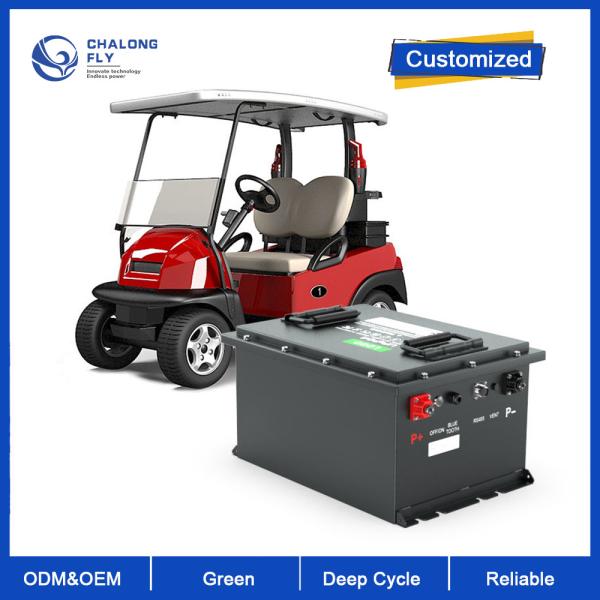 CLF 72V Bluetooth Golf Cart Battery with 1200 Cycle Life 2C Max Discharging