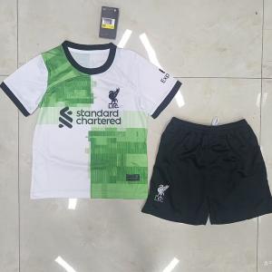 China Jacquard White Green Jersey OEM ODM Customize Football Shirts on sale