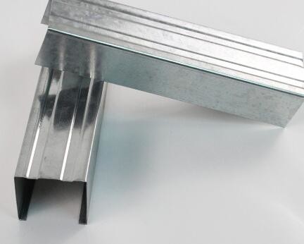 Lightweight 0.3mm Galvanized Light Gauge Steel Studs
