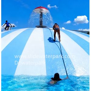 Water Park Children Pool Inflatable Bounce Ball With Mushroom Waterfall