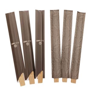  Customizable Japanese Sushi Chopsticks Carbonization Surface Polished Manufactures