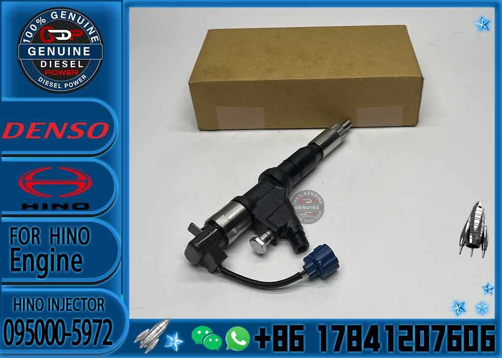 Injector For HINO Diesel Fuel Injector 095000-5972 095000-5970 095000-5971 23670-E0360 For HINO 700 Series E13C