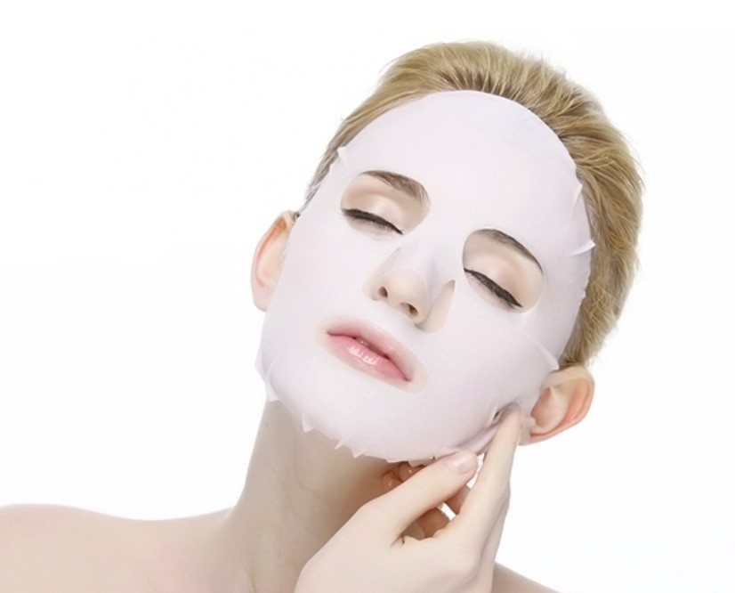 White Disposable Non Woven Fabric High Grade Anti Bacterial Dry Face Mask Sheet Spunlace