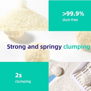 Environmentally Friendly Fast Agglomerating Multi-Odor-Removing Cassava Cat