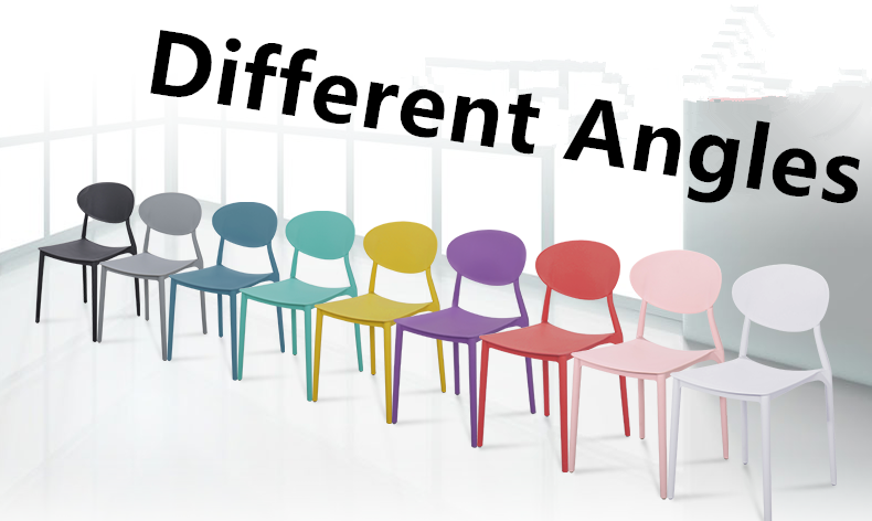 Modern PP Plastic Conference Chairs Stackable For Office Meeting Room