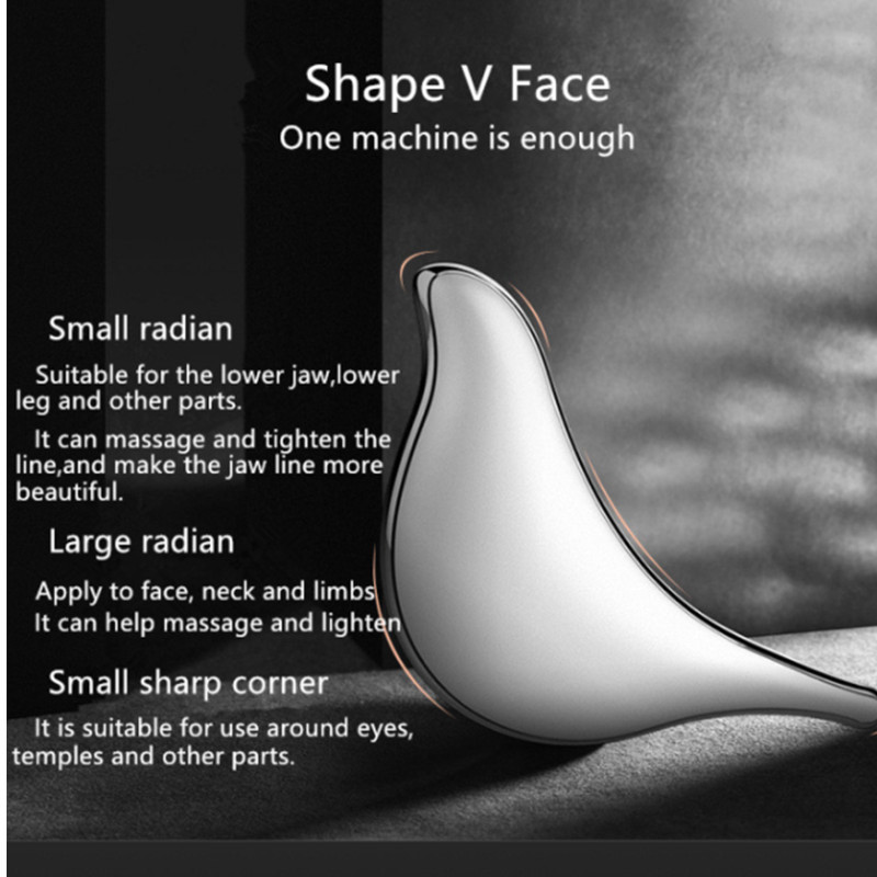 Microcurrent Ultrasonic Skin Tightening Devices For Home Use Gua Sha Massage Machine