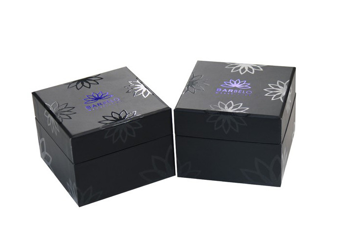 Tall Cosmetic Sample Box Packaging , Soap Packaging Boxes Art Paper Type