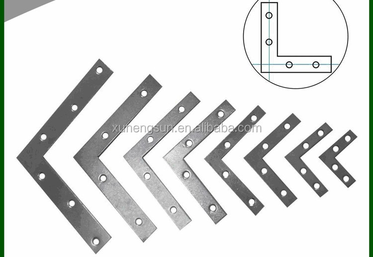 Industrial Stamping Process Metal Furniture Corner Brace for Wooden Furniture