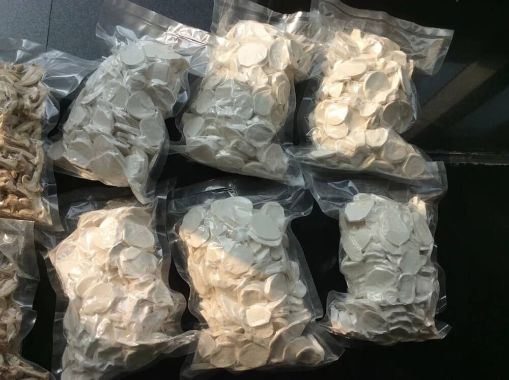 freeze dried sample