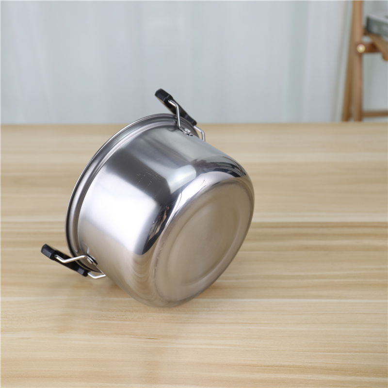 American style 5pcs cookware set kitchen nonstick cooking pot with glass lid