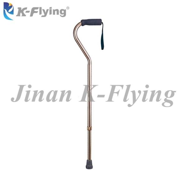 Quality Aluminum Round Handle Walking Stick For Elders Disabled for sale