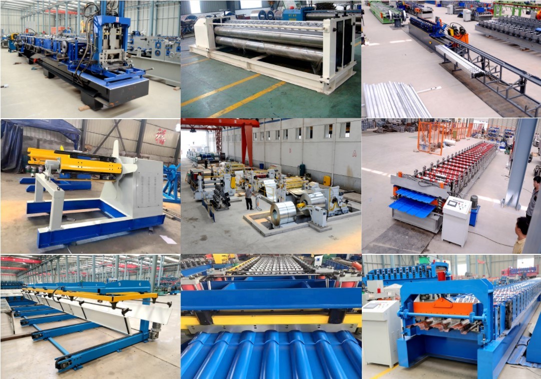 V1100 Cold Roll Roof Tile Roll Forming Machine 3d Cutting 1 Year Warranty