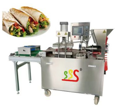 2KW Heating Power Tortilla Production Line With 800 - 3000 Pieces/H Capacity