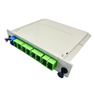  Optical PLC Splitter 1x8 ABS Box with Card Insertion Box Programming Controller Manufactures