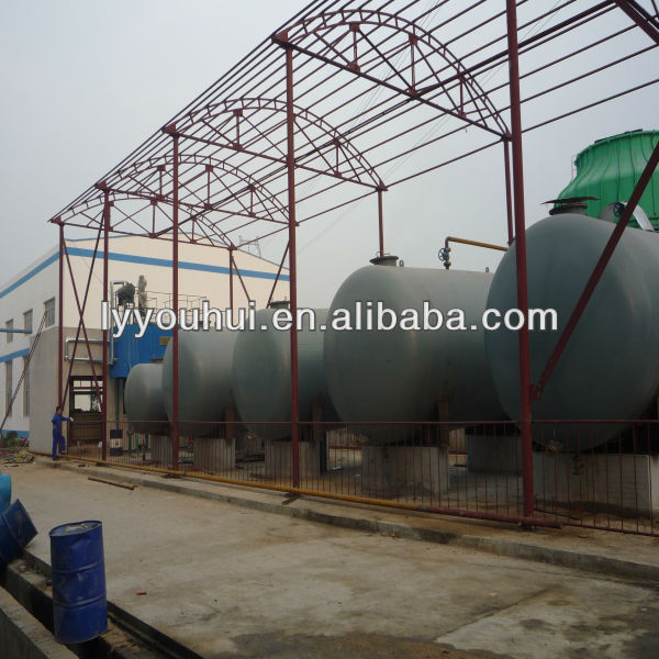 set up the production line waste lubricants engine oil recycle machine High accuracy of temperature control