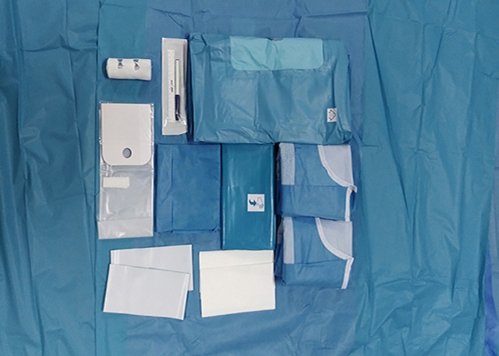 Knee Arthroscopy Procedure Pack SMS Fabric Sterile Green Essential Pack Lamination Patient Disposable Surgical Pack