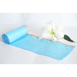 Transparent Color Garbage Bags Drawstring Customized For Kitchen Bedroom And