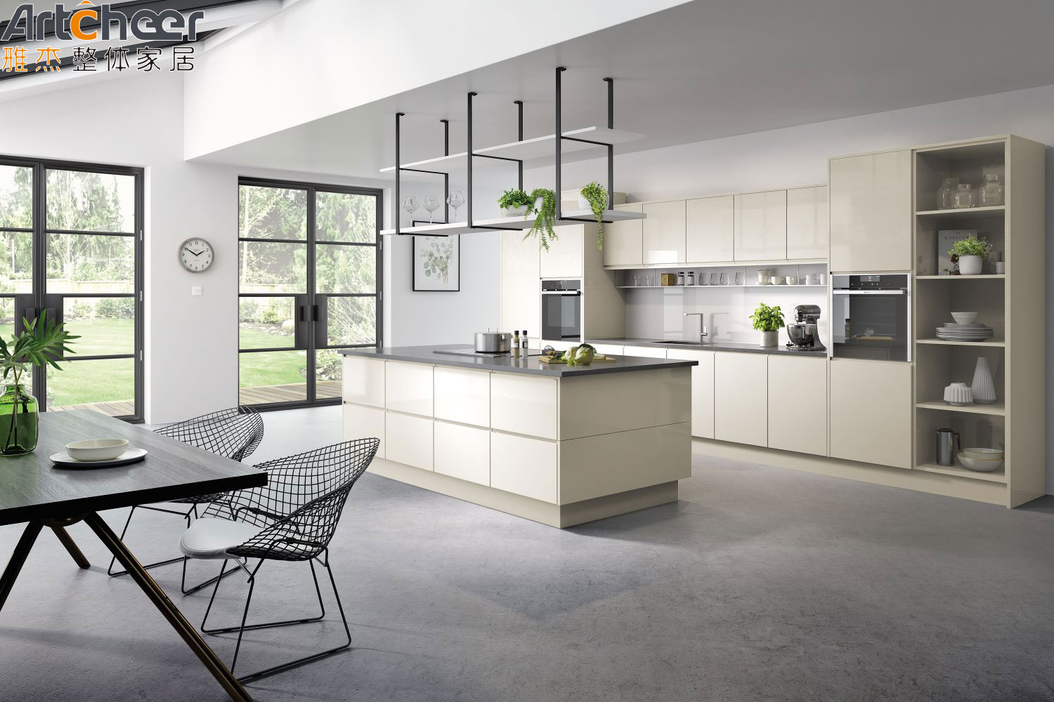 Wood Melamine Modern Furniture Kitchen Cabinet with E1 or ECO Friendly Material Grade