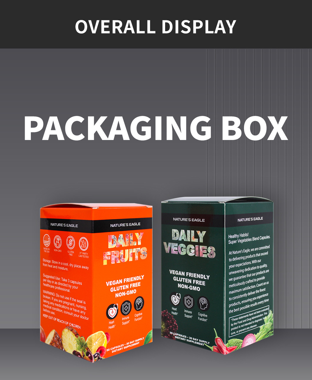 Matt Lamination Cardboard Folding Box For Medicine Essential Oil Bottle