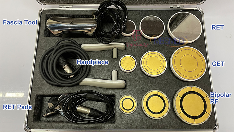 2024 Newest Portable Radiofrecuencia Monopolar Smart Tecar Ret Cet Diathermy Physiotherapy 448khz Rf Tecar Therapy Machine