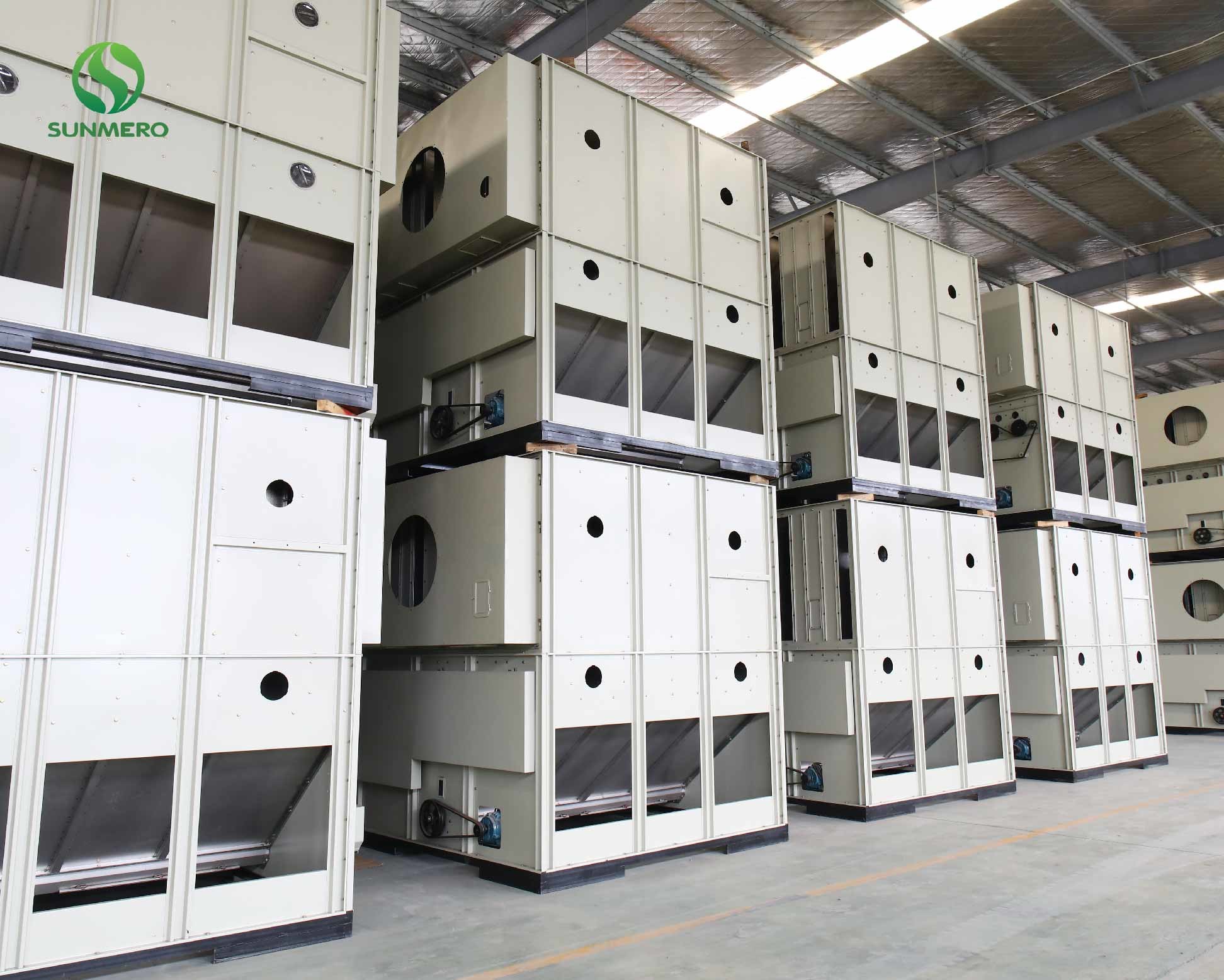 Rice Dryer Of 20 Tons Per Batch For Paddy Drying In Rice Industry