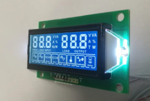 Customized 7 Segment LCD Display HTN Blue 5V With PCB Board Manufactures