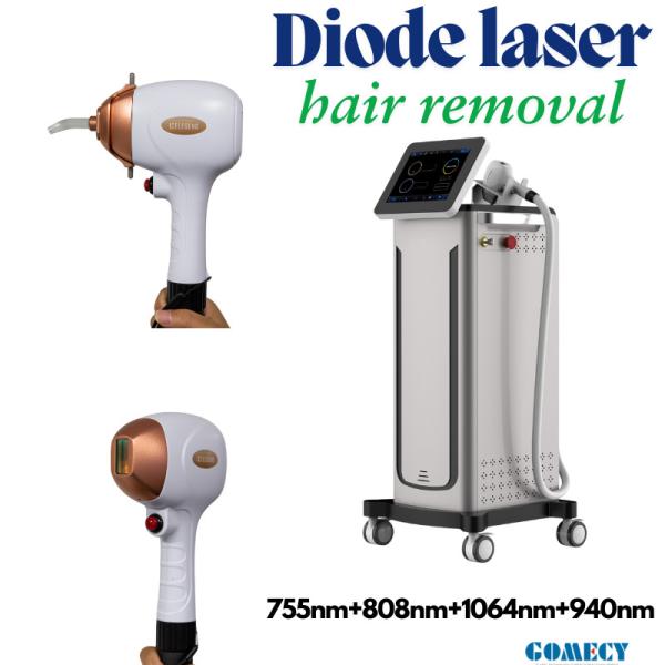 808 Diode Laser Hair Removal Machine Facial Skin Rejuvenation 808 755 1064Nm