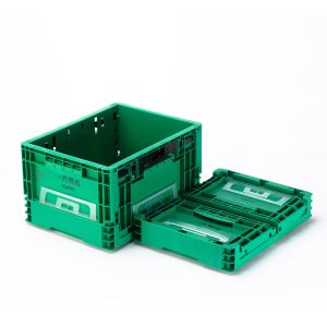 Solid Box Collapsible Vegetable PP Crate Eco-Friendly Stackable EU Crate for