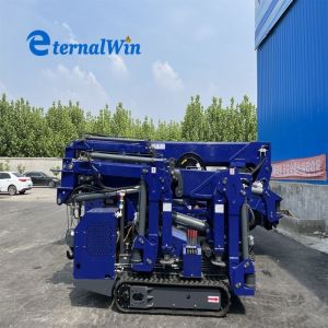 12 Ton Lifting Capacity Spider Crawler Crane with Telescopic Boom and 1 Year