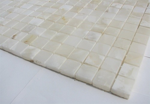 Popular Beautiful Backlit White Onyx Stone Slab For Floor / Wall / Countertop