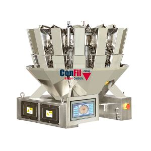 IP 63 Automatic Multihead Weigher 10 Head With Single Flap Hopper