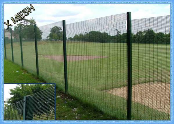 PVC Coated 3d Curved Metal Fence panel Heavy Duty Metal Mesh Fencing High