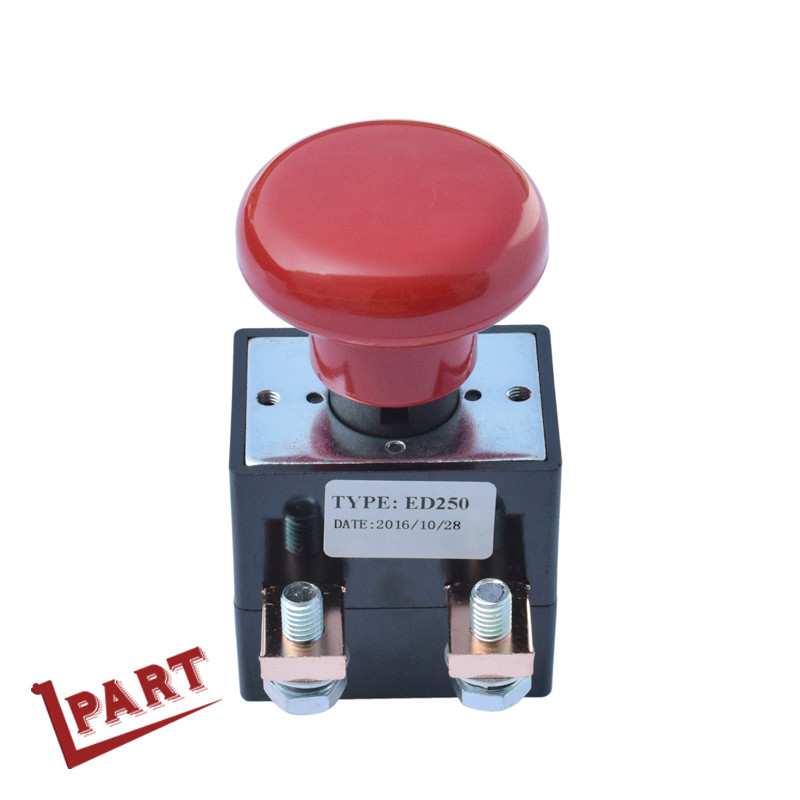 Electric Forklift Mushroom Emergency Stop Button ED250 96V 250A